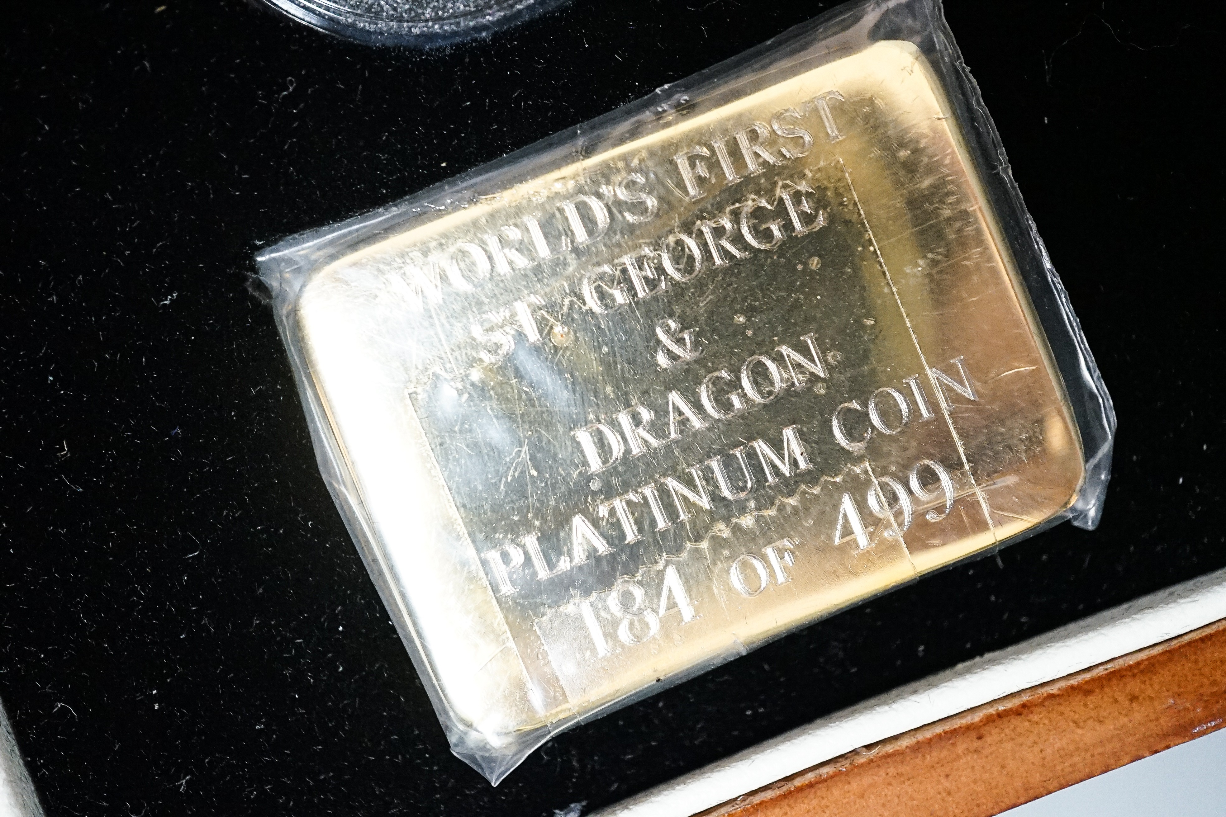 A London mint Tristan da Cunha platinum £5